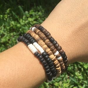 Wooden Beaded Bracelet
